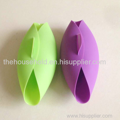 collapsible silicone food steamer