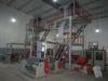 High speed HDPE / LDPE film blowing machine with rotary die two extruders