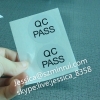 Custom Water Resistant Tamper Evident QC PASS Stickers Polyester Computer QC Labels for Equipment