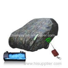 New design automatic remote control car cover