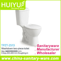 2 PCS Hot Selling White Ceramic Toilet