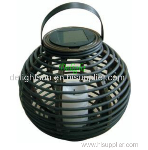 solar camping light solar led lantern outdoor camping Solar rattan lamp