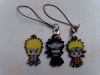 pvc mobile phone strap rubber phone padent naruto anime phone accessories