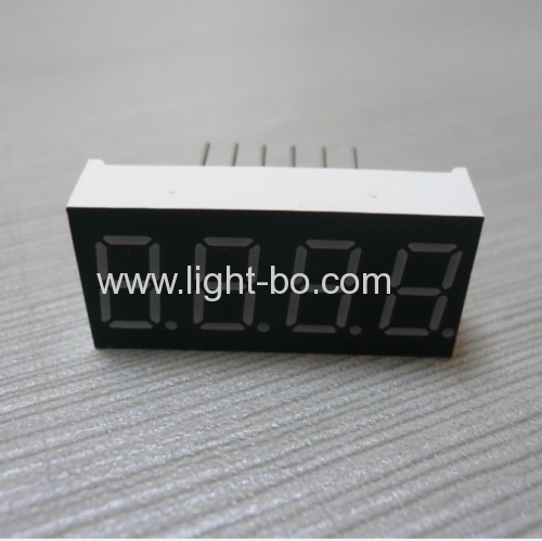 4 digit 0.36  ultra bright blue 7 segment led display common cathode