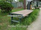 Anti - deformation Composite Outdoor Furniture WPC Bench With High Impact Resistant