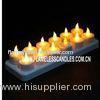 Home Decoration or Wedding Rechargeable LED Tea Lights / Flickering Rechargeable Candles