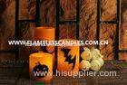 Custom Orange Wax Halloween LED Candles Flameless for Halloween Decoration Products