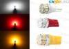 Yellow Amber LED Car Bulb T10 3014 18-SMD 240 Lumens 194 168