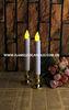 Home Decoration Flameless Wick LED Tapered Candles with Timer and Removable Base