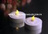 Battery Operated LED Tealight Candles / Jumbo Amber LED Flameless Tea Lights