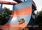 Water Park Equipment Fiberglass Water Slides / Amusement Park Slides 18M Height