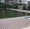 Solid High Strength Wood Plastic Composite Deck Floor / Outdoor Timber Decking Tiles