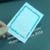 Custom Different Color Blank Border Eggshell Stickers Non-removable Feature Border Blank Destructible Eggshell Stikers