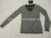 Women's Leisure V Neck Sweaters