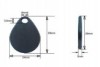 RFID Keyfob ABS Material 125Khz 13.56Mhz TK4100 EM4200 EM4305 T5577