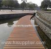 Anti - Flaming And Barefeet Composite Outdoor Decking With Natural Wood