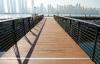 Non Slip Composite Decking For Walk Road With Polishing Treatment