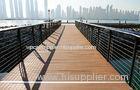 Non Slip Composite Decking For Walk Road With Polishing Treatment