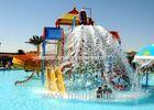 OEM Interactive Indoor / Outdoor Children Aqua Playground Water Park 240m2