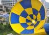 Yellow and Blue Large Fiberglass Water Slides Park Amusement Park Slides 1500m2