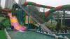 ISO9001 Fiberglass Water Slides Huge Water ParkSlides for Summer Holiday