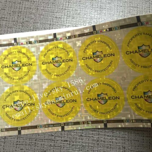 Minrui Unique Security  3D Hologram Seal Sticker Nice Price Warranty Void Laser Label