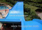 12 Meter Height Outdoor Blue Adult Water Slide U Waving Slide for Amusement Park