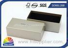 Grey Luxurious Printed Rigid Art Paper Gift Box / Custom Logo Sunglass Packaging Boxes