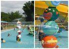 Cartoon Kids Pool Water Toys Sprayground Water Park Pumping Four Heads Clowm
