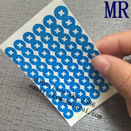 Nice Price High Quality Tiny Round Paper Fragile Warranty Sticker Self-destroying Mobile Screw Sticker