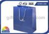 Folding Silver Foil Stamping Custom Retail Shopping Bags for Store / Shopping Mall