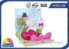 Fancy Design 3D Pop Up Stand Display Christmas Greeting Card / Wedding Cards