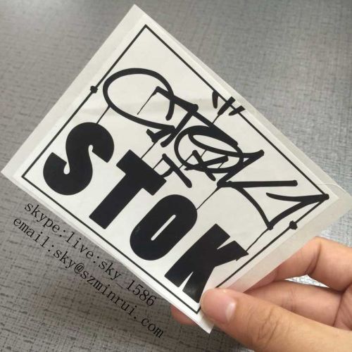 Hot Sale Custom Strong Adhesive Egggshell Stickers Destructible Eggshell Vinyl Paper Label