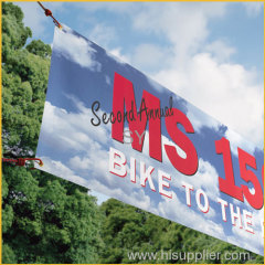 Hanging promotion outdoor vinyl banner