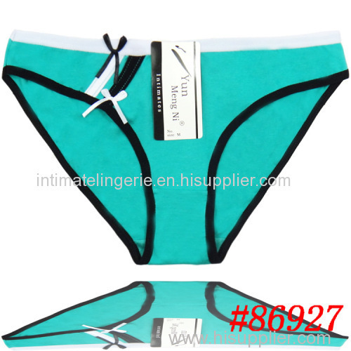 2015 New spandex cotton bikini pants plain women short brief Sexy boyleg lady underpant stretch lady panties lingerie in