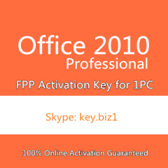 Microsoft Office 2010 Professional FPP Key Codes Wholesale 100% Online Activation