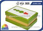 Small Luxury CCNB Soap Paper Gift Boxes / Red Soap Packaging Box / Green Christmas Gift Box