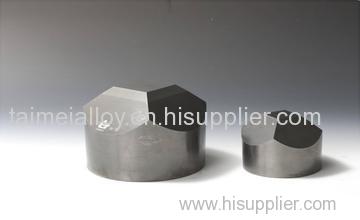 Sintered cemented carbide anvil