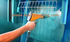 2015 Best selling powder coating machine for mess wire