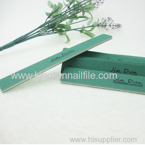 green import square professional nail file