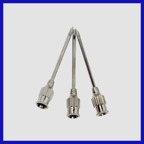 Stainless steel needles for syringes