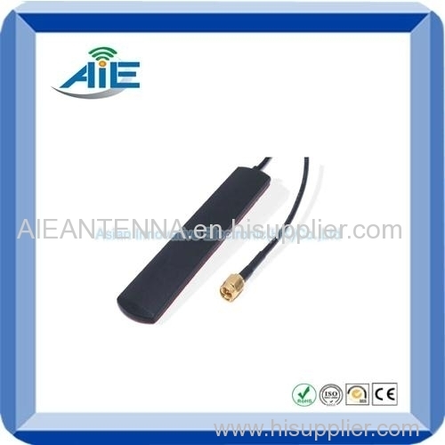 2.4g 3dbi wifi patch antenna with sam male connector RG174 cable 3M