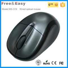 middle size 3d optical usb mouse