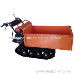 6.5hp gasoline engine 500kgs load capacity garden mini track dumper