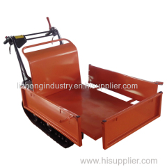 6.5Hp gasoline engine 300kgs load capacity manual tipping mini dumper