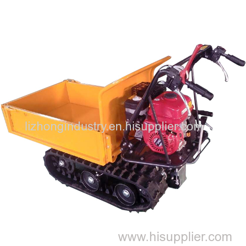 6.5Hp gasoline engine 300kgs load capacity manual tipping mini dumper