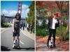 One wheeled Electric Self Balancing Unicycle gyroscope stabilization