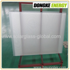4.0mm Ultra white solar panel glass with AR coating