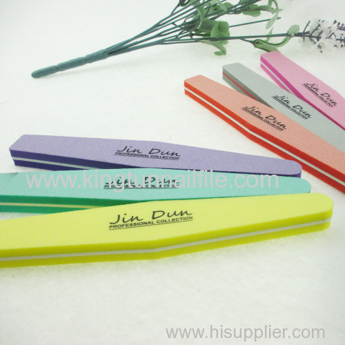 different color emery board sponge nail file