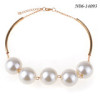 Large Ivory Pearl Short Necklace For Women